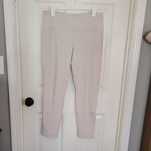 Athleta Cream Leggings